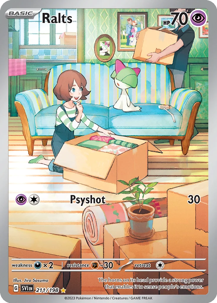 Ralts 211/198 Scarlet & Violet (Holo)