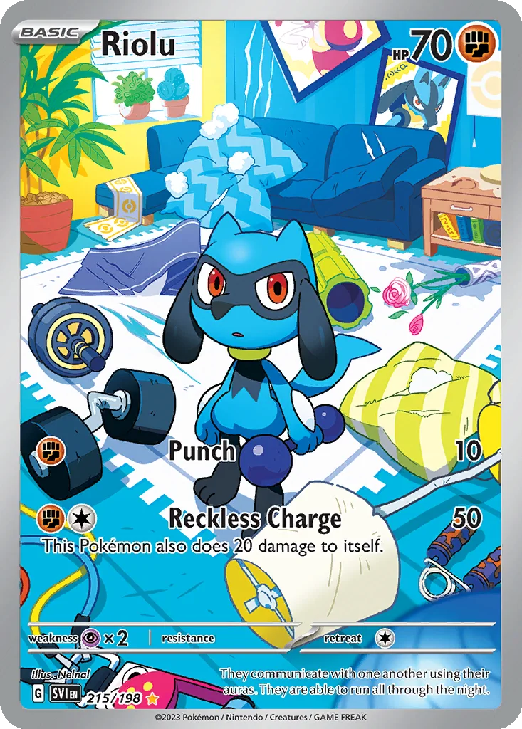 Riolu 215/198 Scarlet & Violet (Holo)