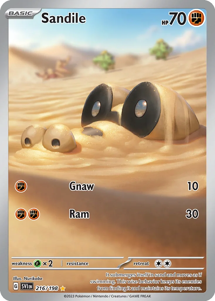 Sandile 216/198 Scarlet & Violet (Holo)