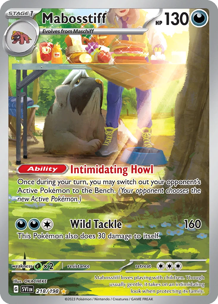 Mabosstiff 218/198 Scarlet & Violet (Holo)