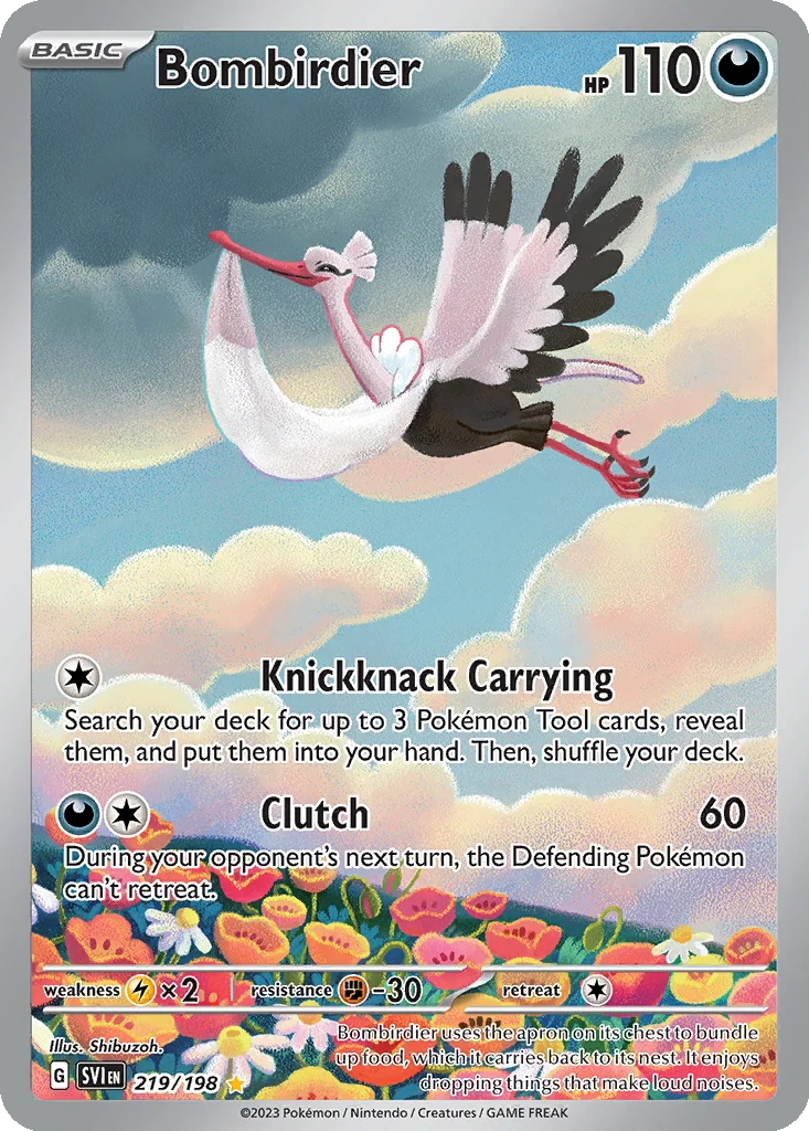 Bombirdier 219/198 Scarlet & Violet (Holo)