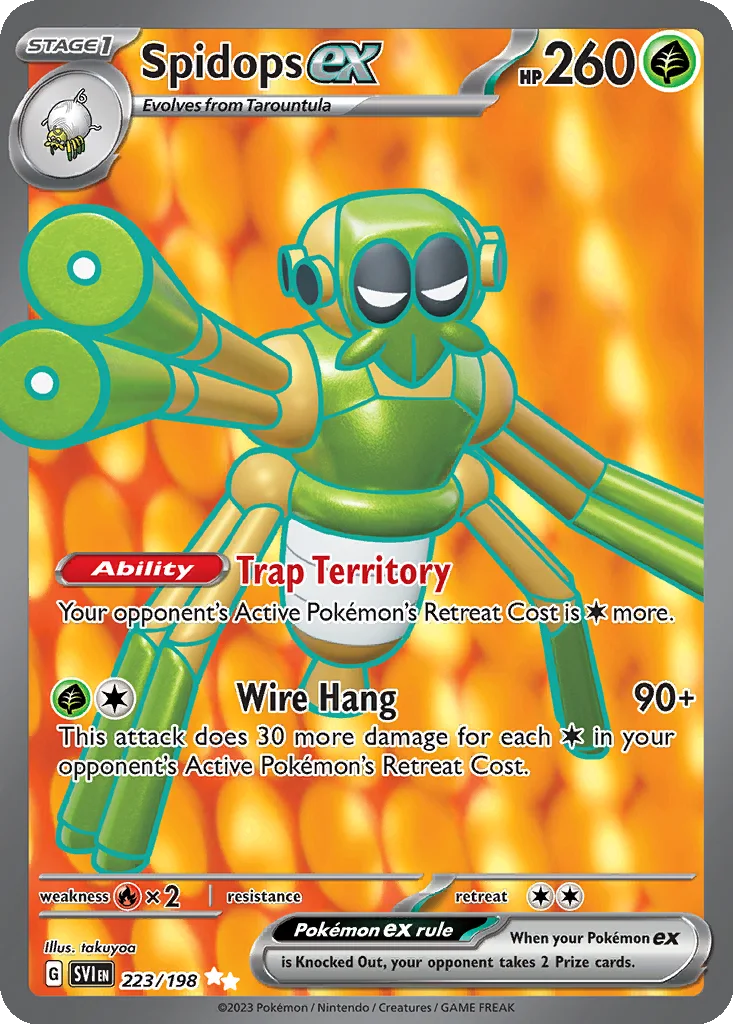 Spidops ex 223/198 Scarlet & Violet (Holo)
