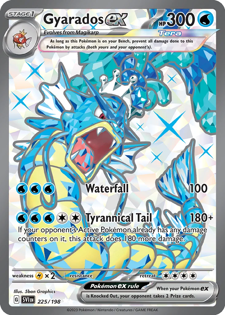 Gyarados ex 225/198 Scarlet & Violet (Holo)