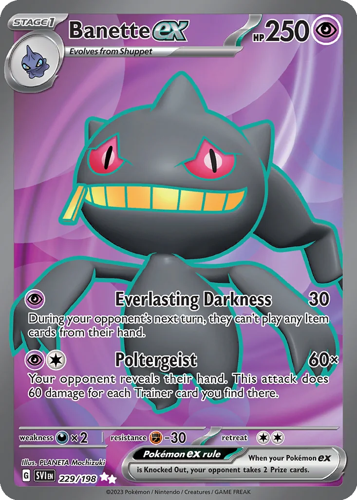 Banette ex 229/198 Scarlet & Violet (Holo)