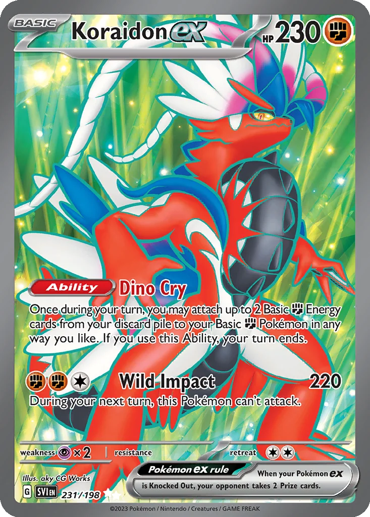 Koraidon ex 231/198 Scarlet & Violet (Holo)