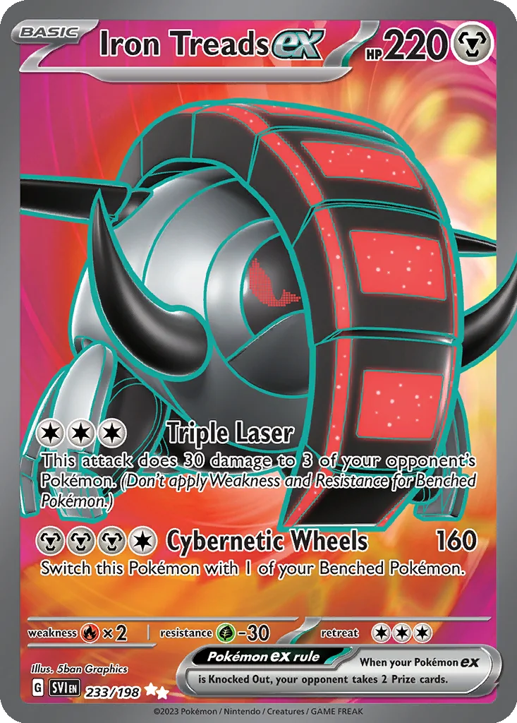 Iron Treads ex 233/198 Scarlet & Violet (Holo)