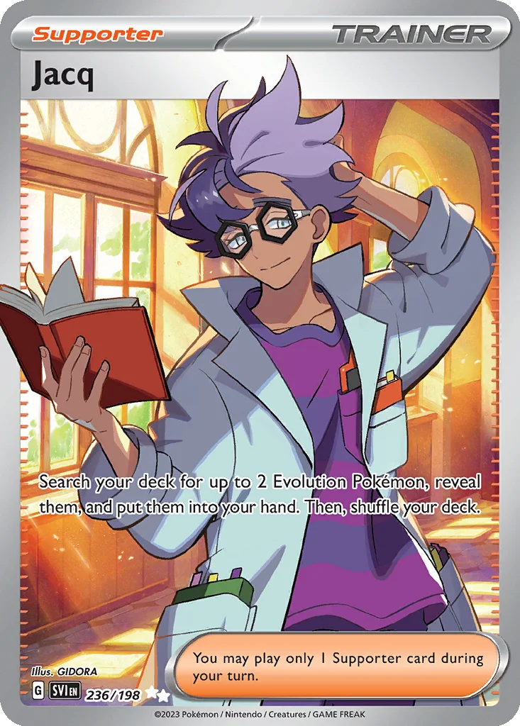 Jacq 236/198 Scarlet & Violet (Holo)