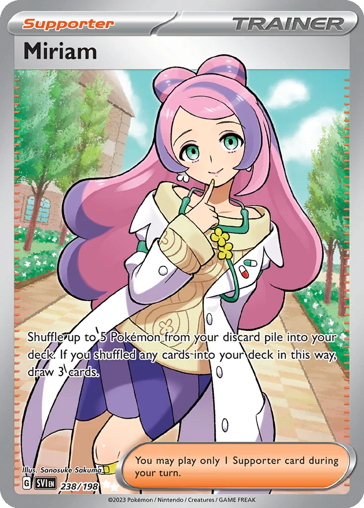 Miriam 238/198 Scarlet & Violet (Holo)