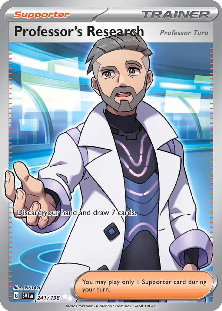 Professor's Research (Professor Turo) 241/198 Scarlet & Violet (Holo)
