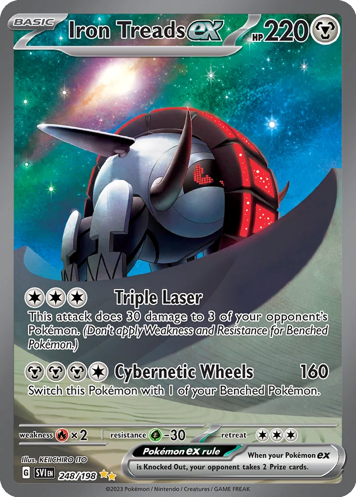 Iron Treads ex 248/198 Scarlet & Violet (Holo)