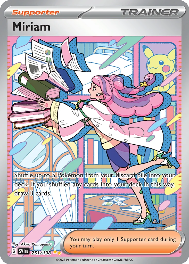 Miriam 251/198 Scarlet & Violet (Holo)