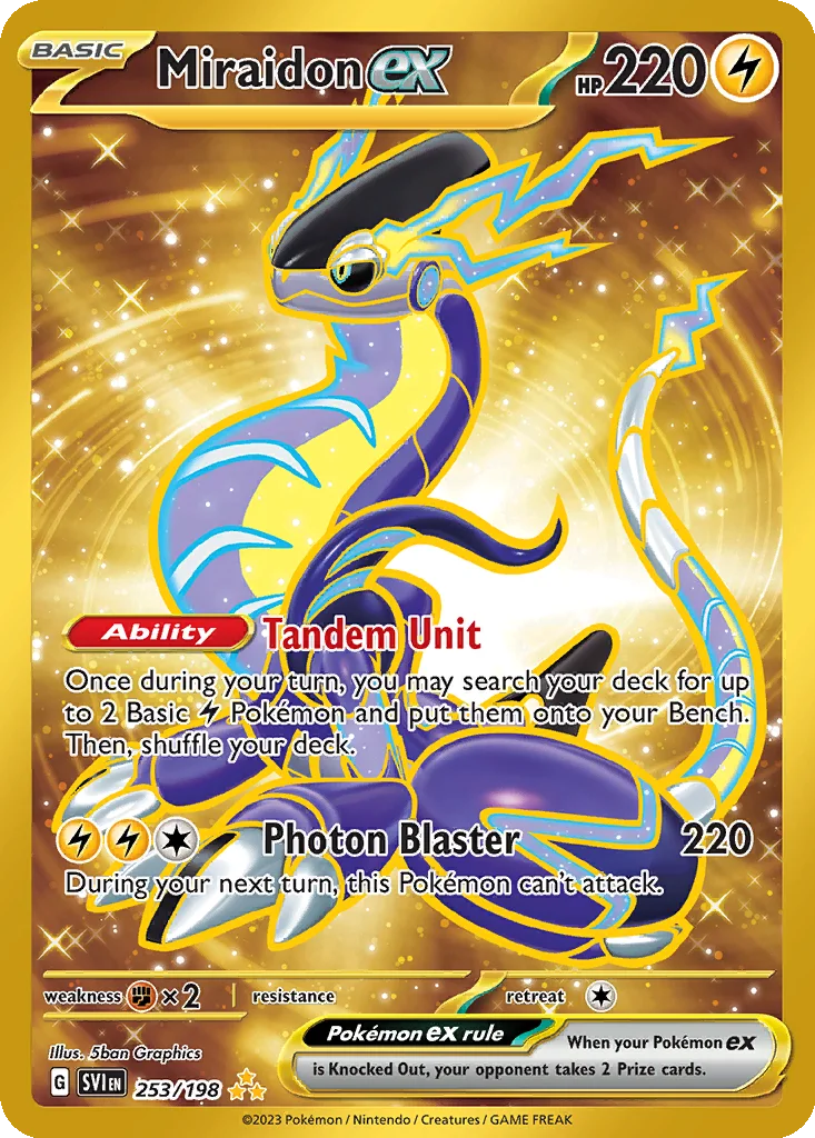 Miraidon ex 253/198 Scarlet & Violet (Holo)