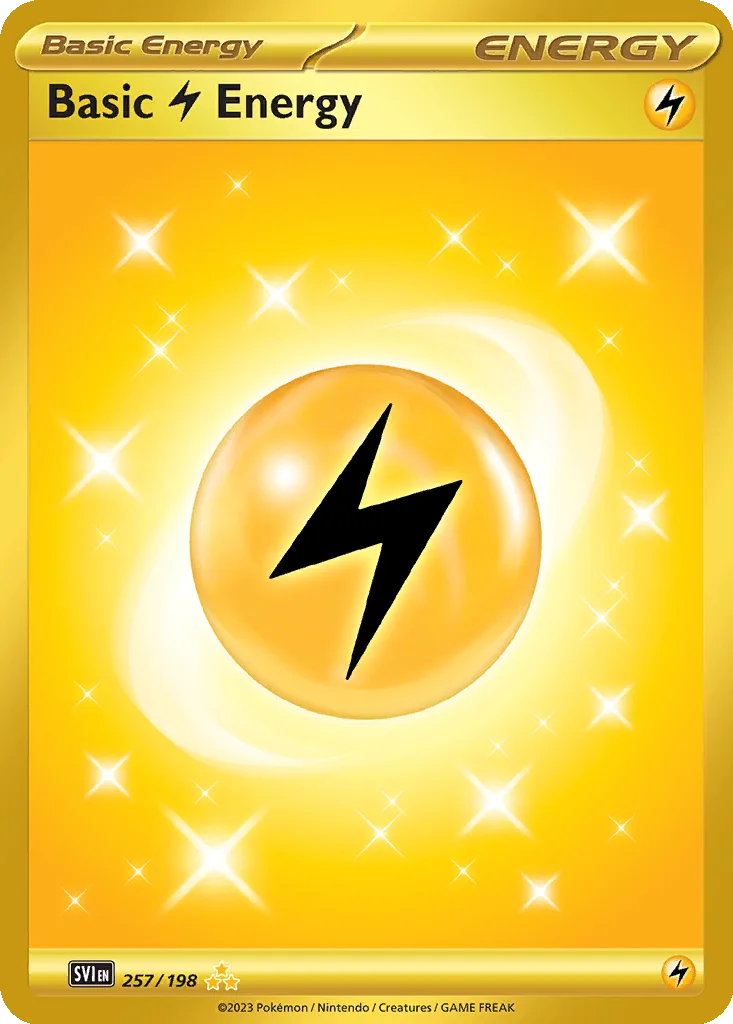 Basic Lightning Energy 257/198 Scarlet & Violet (Holo)