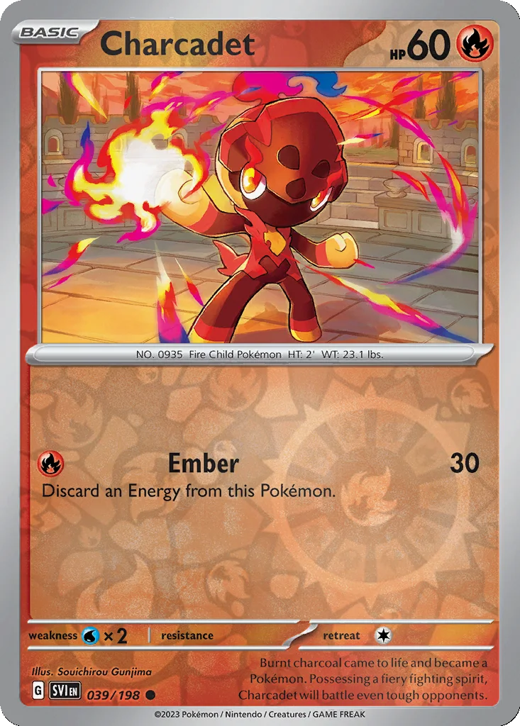 Charcadet 039/198 Scarlet & Violet (Reverse holo)