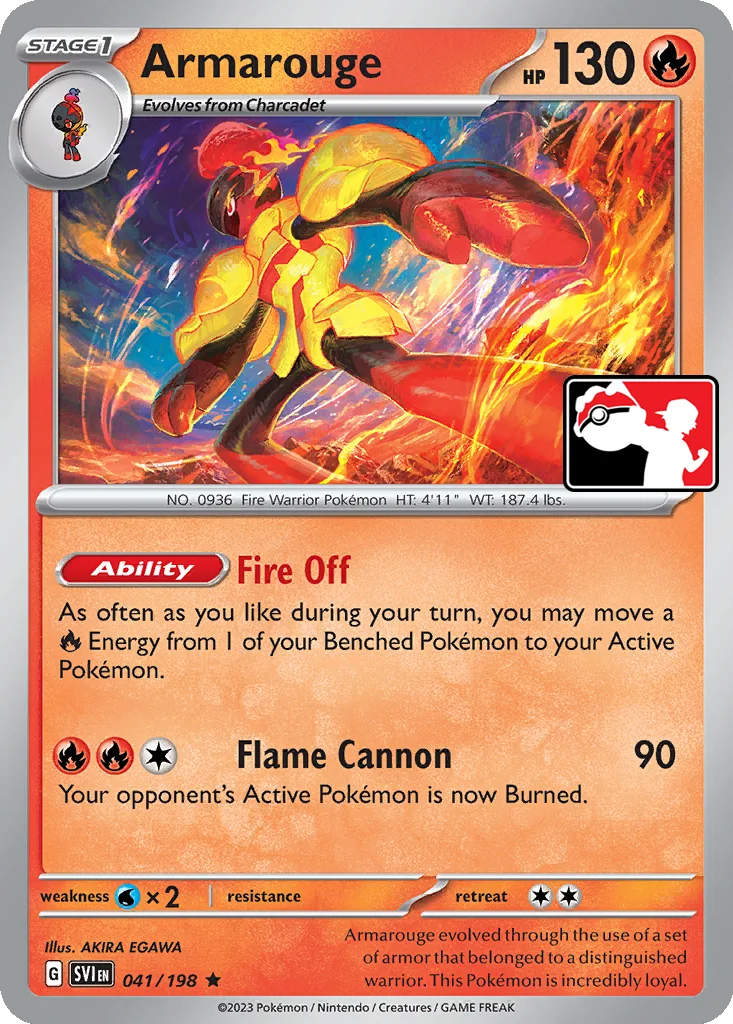Armarouge 041/198 Scarlet & Violet (Play! Pokémon)