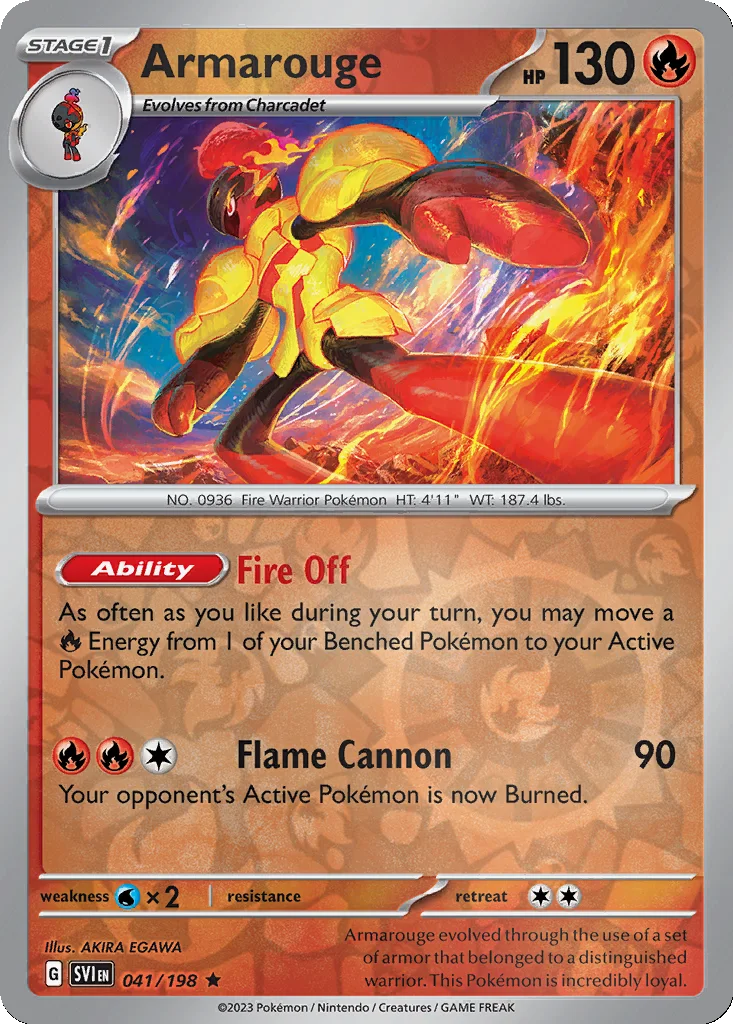 Armarouge 041/198 Scarlet & Violet (Reverse holo)