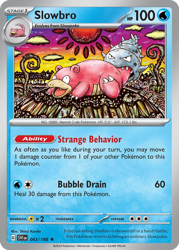 Slowbro 043/198 Scarlet & Violet (Holo)