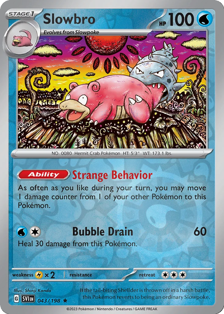 Slowbro 043/198 Scarlet & Violet (Reverse holo)