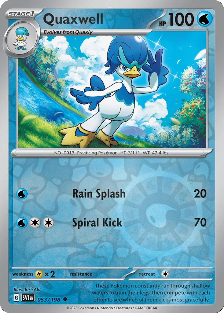 Quaxwell 053/198 Scarlet & Violet (Reverse holo)