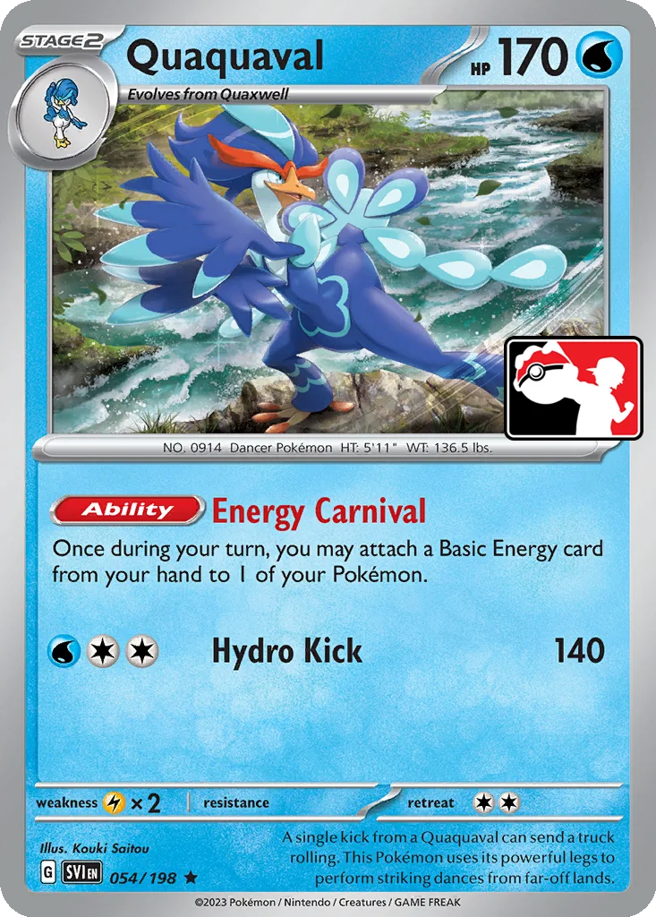 Quaquaval 054/198 Scarlet & Violet (Play! Pokémon)