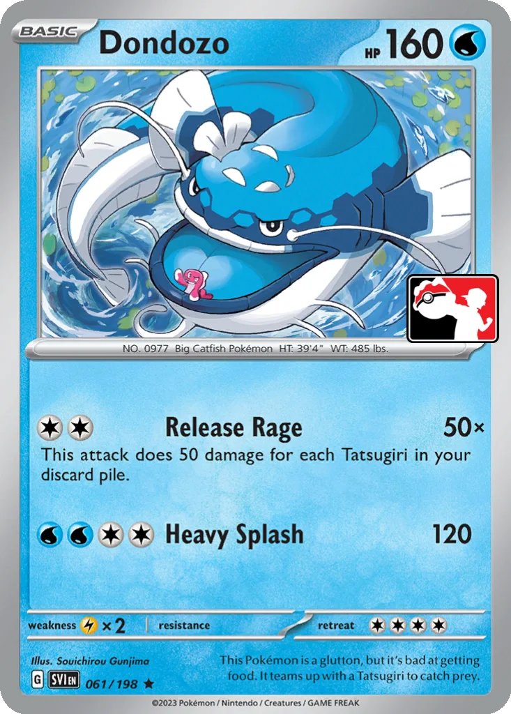 Dondozo 061/198 Scarlet & Violet (Play! Pokémon (Cosmos Holo))