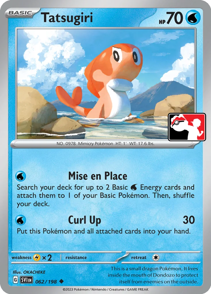 Tatsugiri 062/198 Scarlet & Violet (Play! Pokémon (Cosmos Holo))