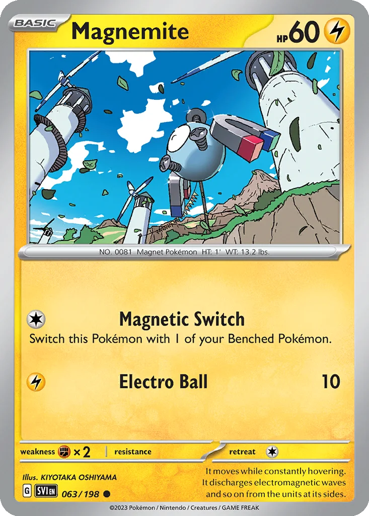 Magnemite 063/198 Scarlet & Violet (Normal)