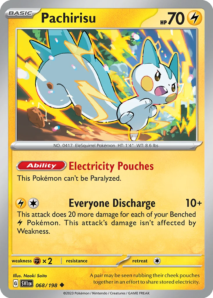 Pachirisu 068/198 Scarlet & Violet (Normal)