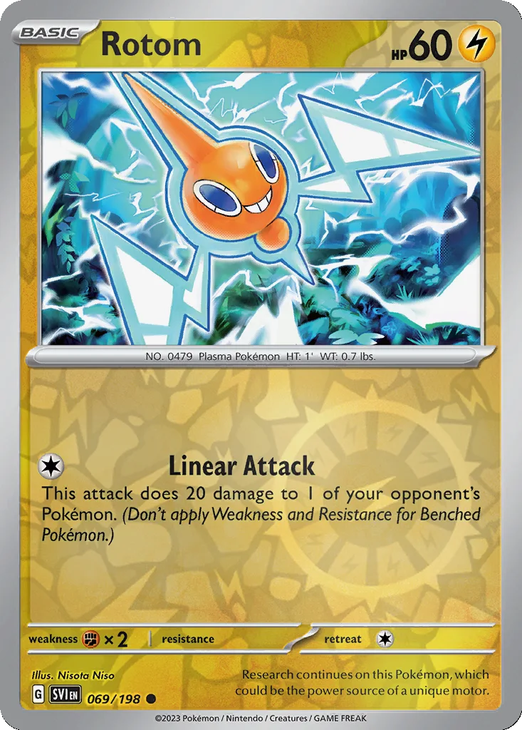 Rotom 069/198 Scarlet & Violet (Reverse holo)
