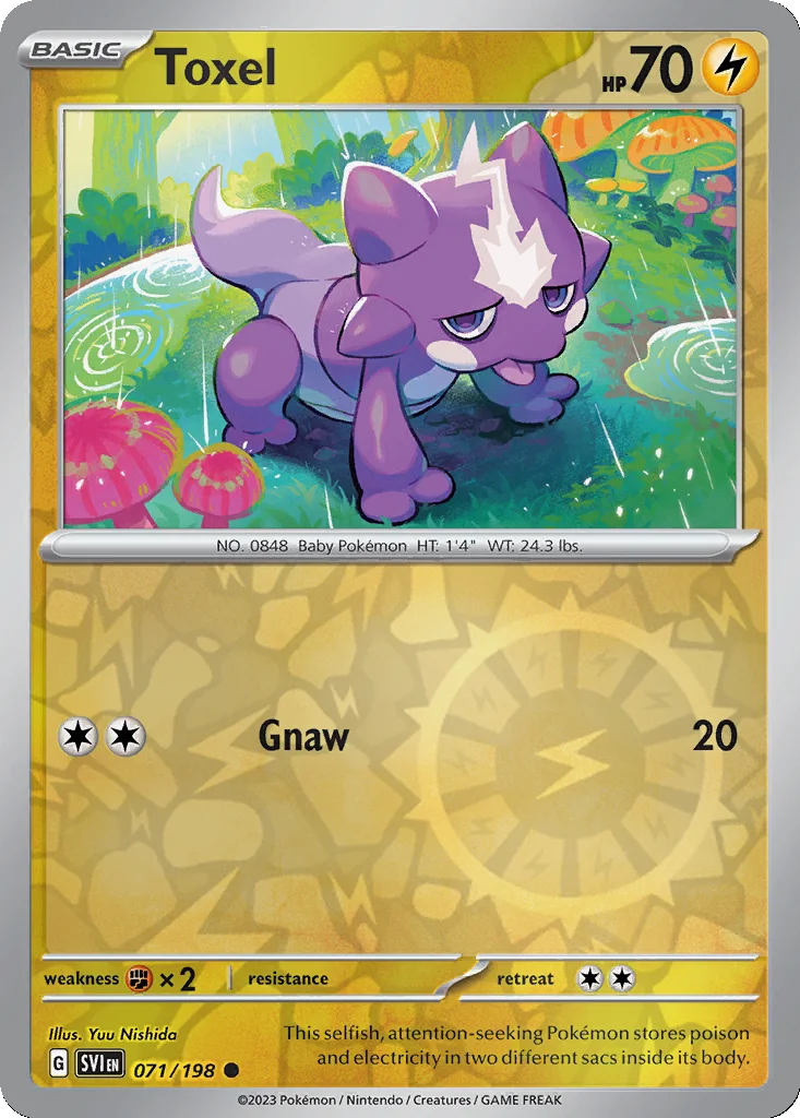 Toxel 071/198 Scarlet & Violet (Reverse holo)