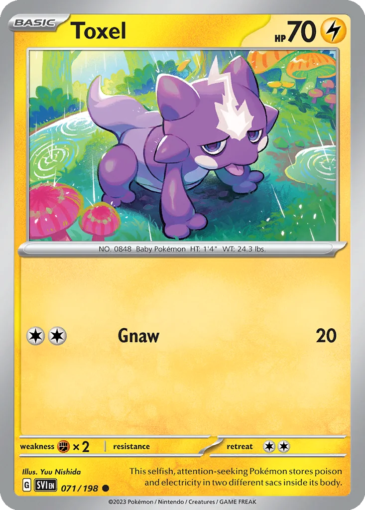 Toxel 071/198 Scarlet & Violet (Normal)