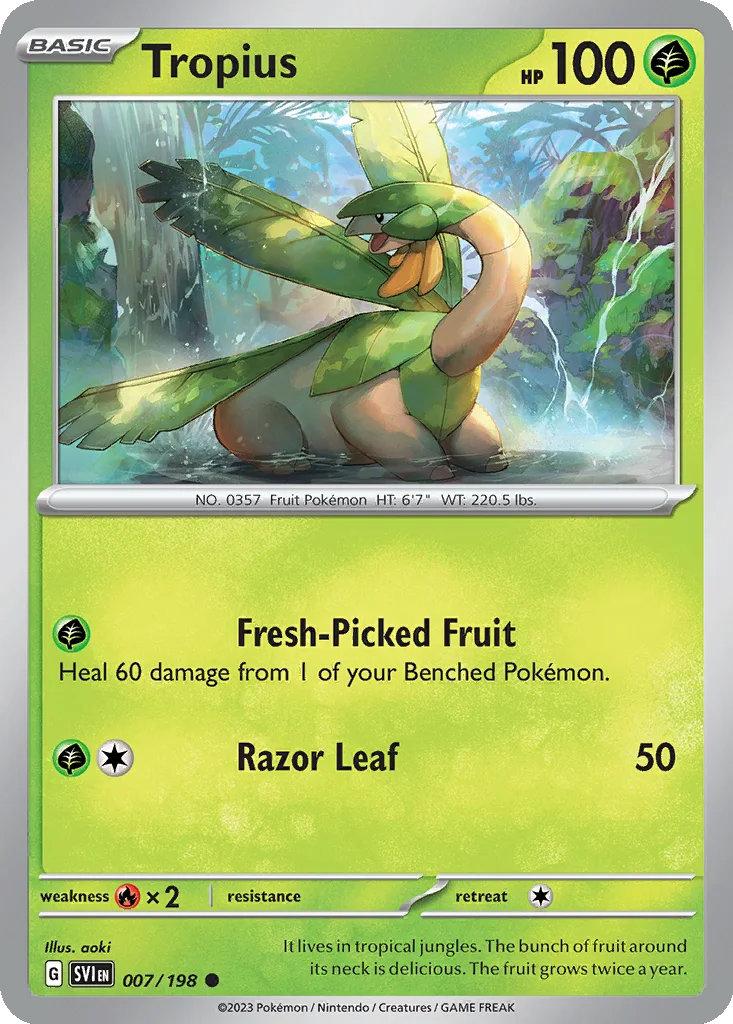 Tropius 007/198 Scarlet & Violet (Normal)