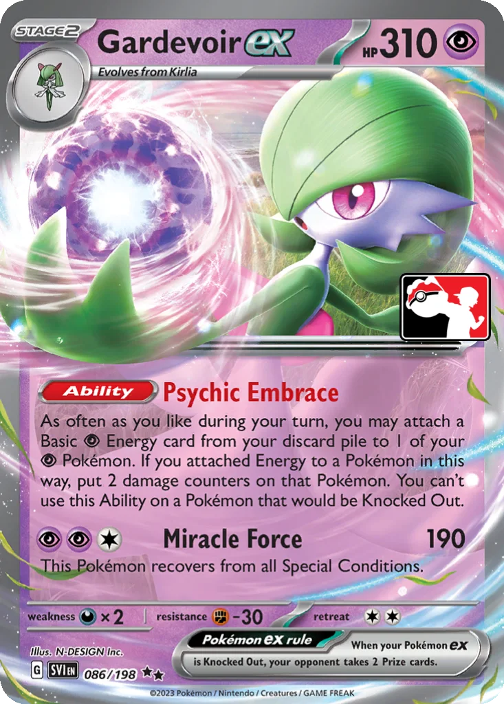 Gardevoir ex 086/198 Scarlet & Violet (Play! Pokémon)