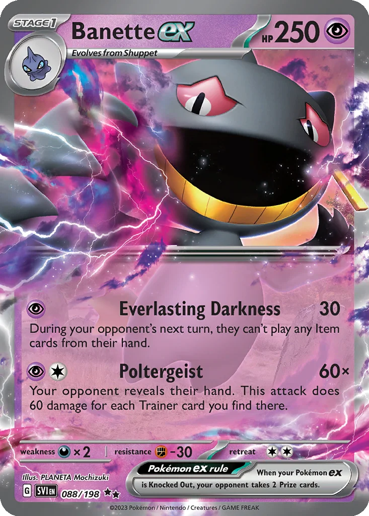 Banette ex 088/198 Scarlet & Violet (Holo)
