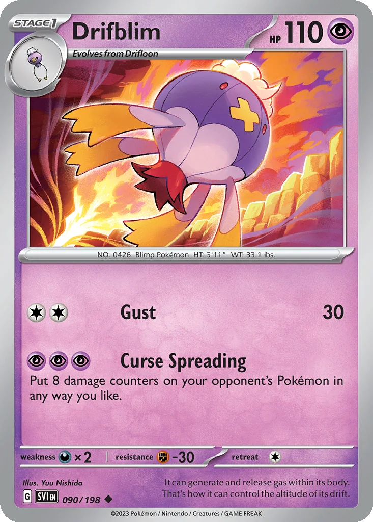 Drifblim 090/198 Scarlet & Violet (Normal)