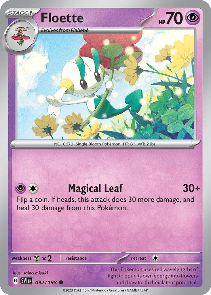 Floette 092/198 Scarlet & Violet (Normal)