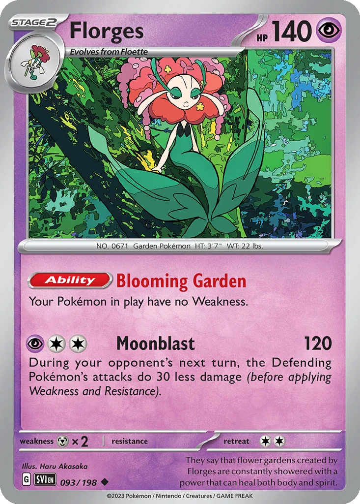 Florges 093/198 Scarlet & Violet (Normal)