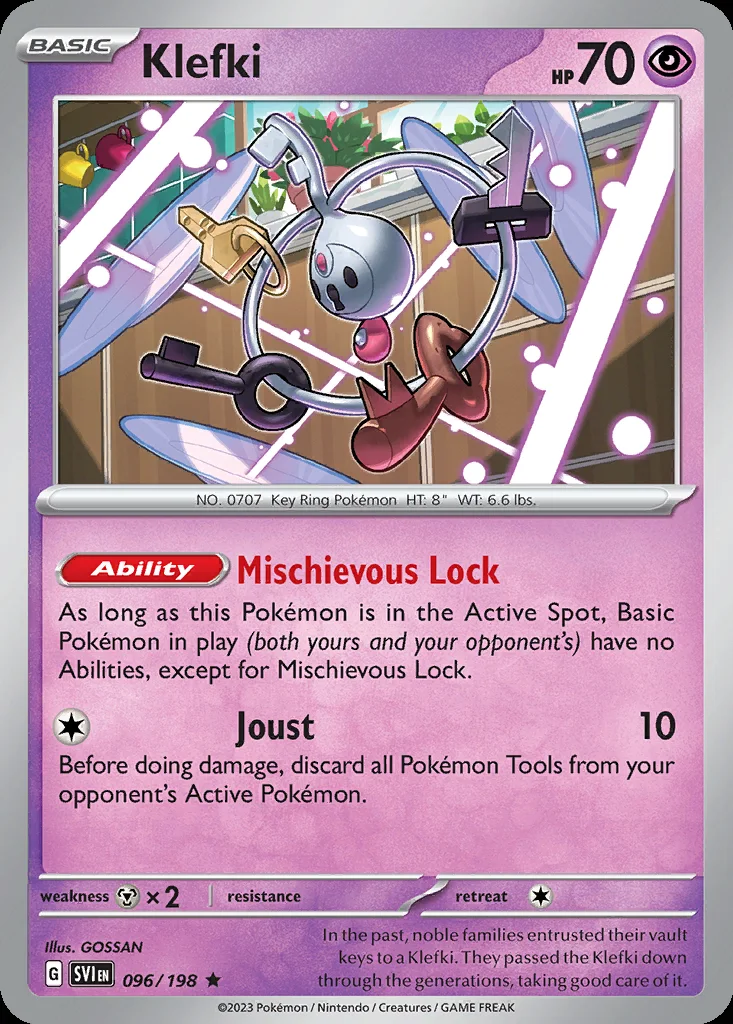 Klefki 096/198 Scarlet & Violet (Holo)