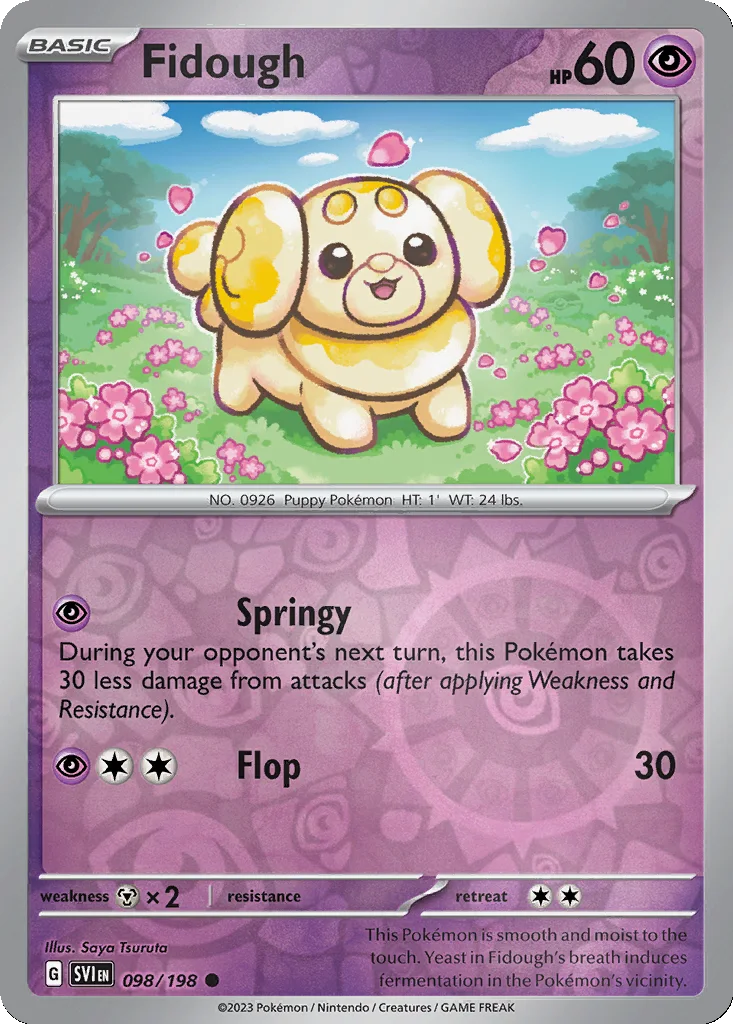 Fidough 098/198 Scarlet & Violet (Reverse holo)