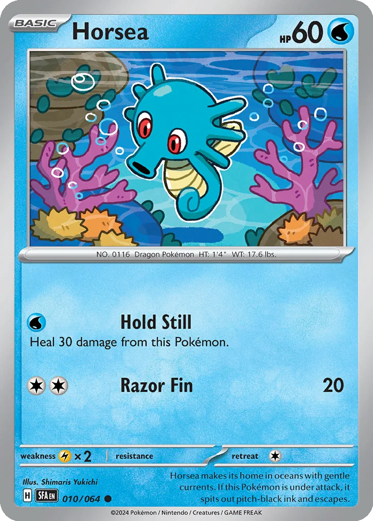 Horsea 010/064 Shrouded Fable (Cosmos Holo)