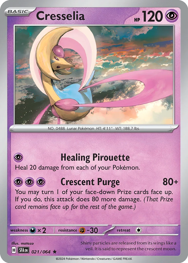 Cresselia 021/064 Shrouded Fable (Holo)