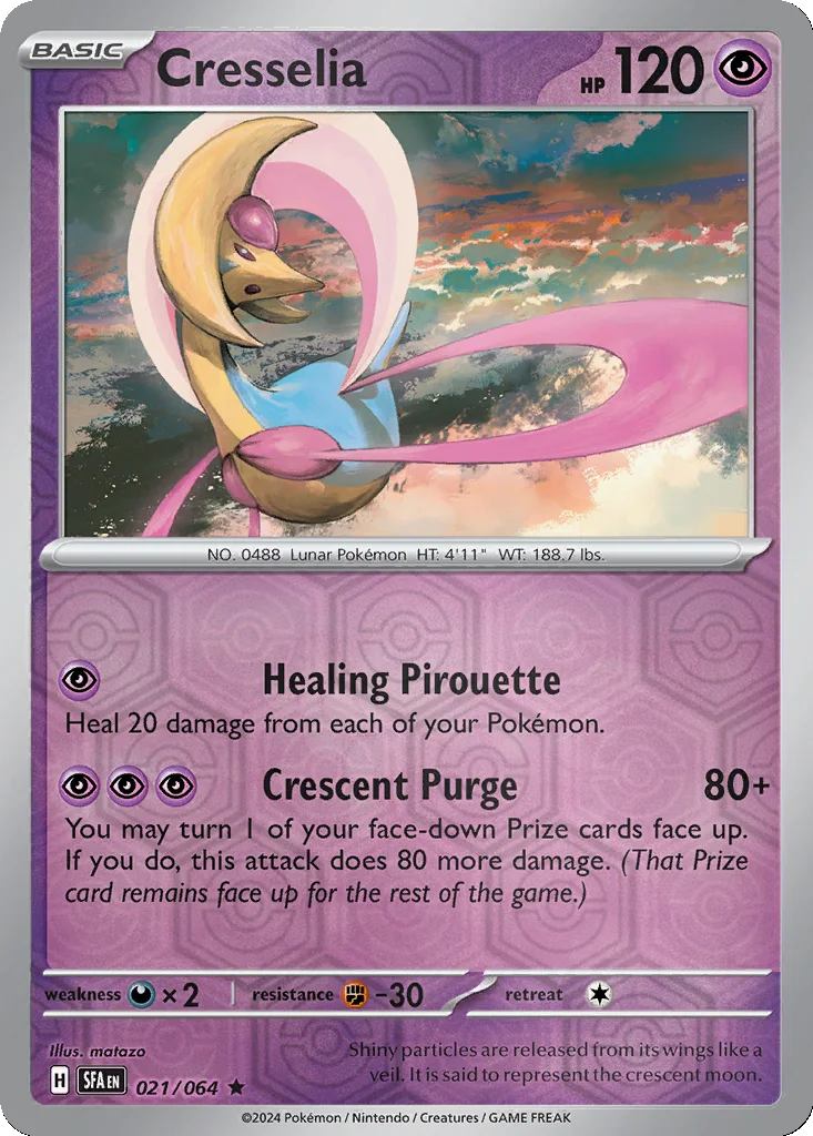 Cresselia 021/064 Shrouded Fable (Reverse holo)