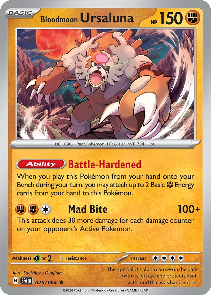 Bloodmoon Ursaluna 025/064 Shrouded Fable (Holo)