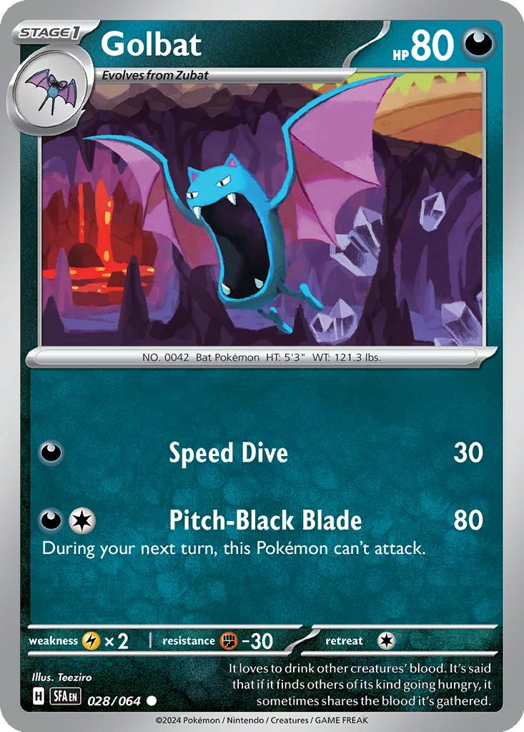Golbat 028/064 Shrouded Fable (Normal)