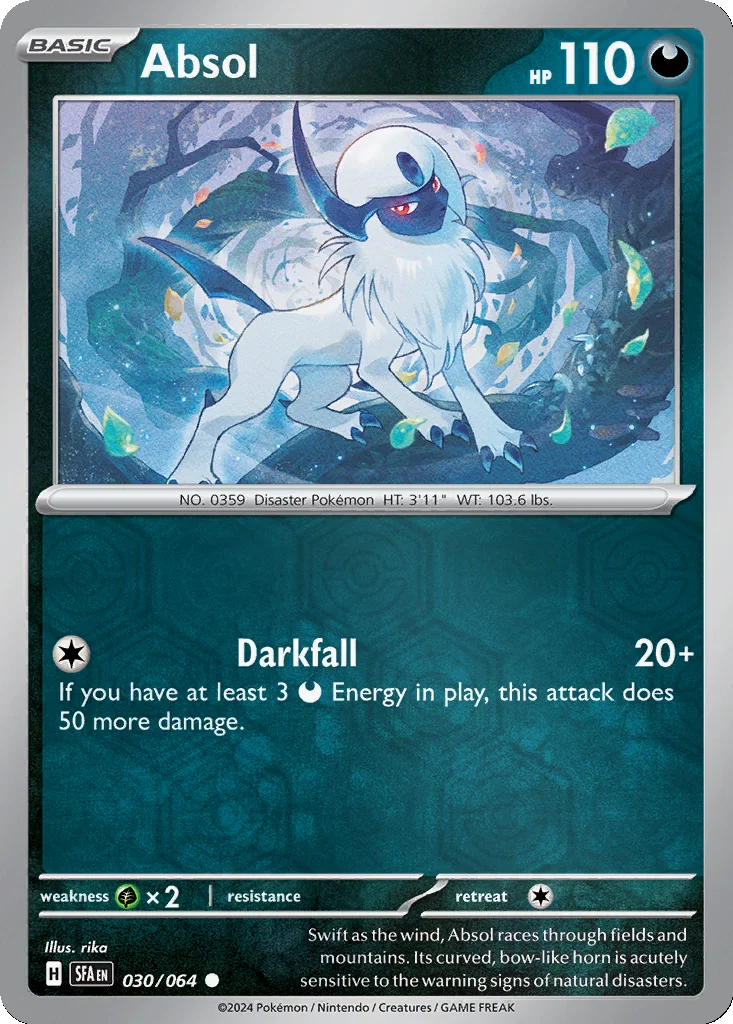 Absol 030/064 Shrouded Fable (Reverse holo)