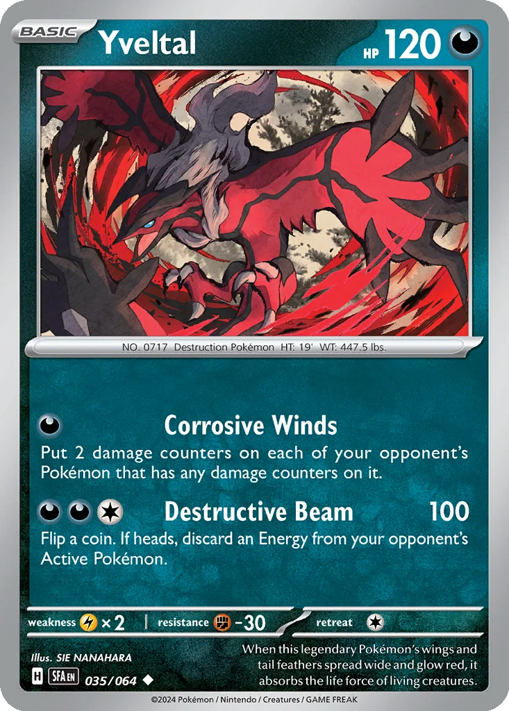 Yveltal 035/064 SV: Shrouded Fable (Normal)