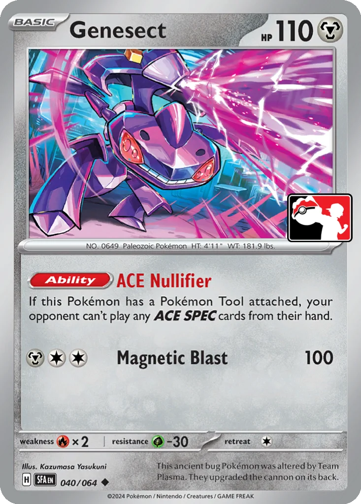 Genesect 040/064 Shrouded Fable (Play! Pokémon (Cosmos Holo))
