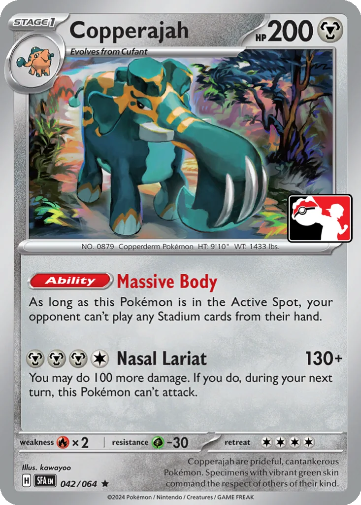 Copperajah 042/064 Shrouded Fable (Play! Pokémon (Cosmos Holo))