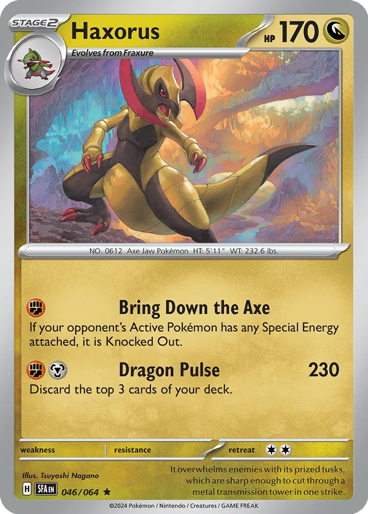 Haxorus 046/064 Shrouded Fable (Holo)