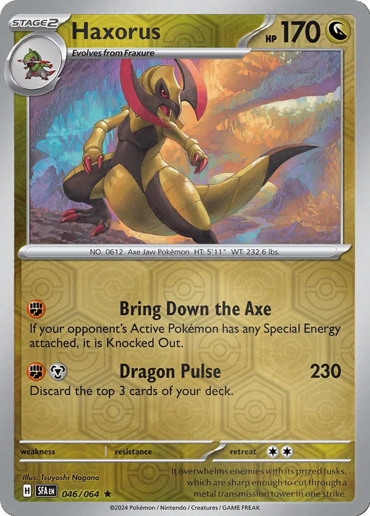 Haxorus 046/064 Shrouded Fable (Reverse holo)